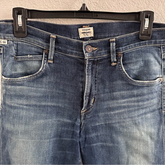 Citizens of Humanity Size 27 Medium Wash Slim Straight Jeans Made in USA - Picture 3 of 14